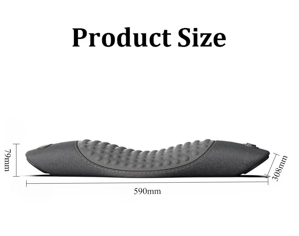 Back Pillow Heating Vibration Sleep Cushion Lumbar Support Massager Cushion Maternity Bed Sleeping Lumbar Support